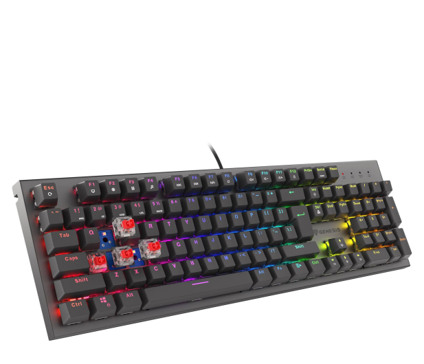 Genesis Thor 303 RGB Red Switch czarna NKG-1877 - 1148152 - zdjęcie 8